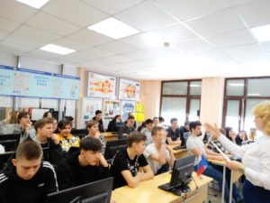 12 апреля в День космонавтики были приглашены в учебный центр ДОСААФ России студенты 1 курса